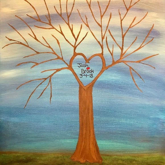 Custom Family/Friends Signature Tree - Picture 2 of 3